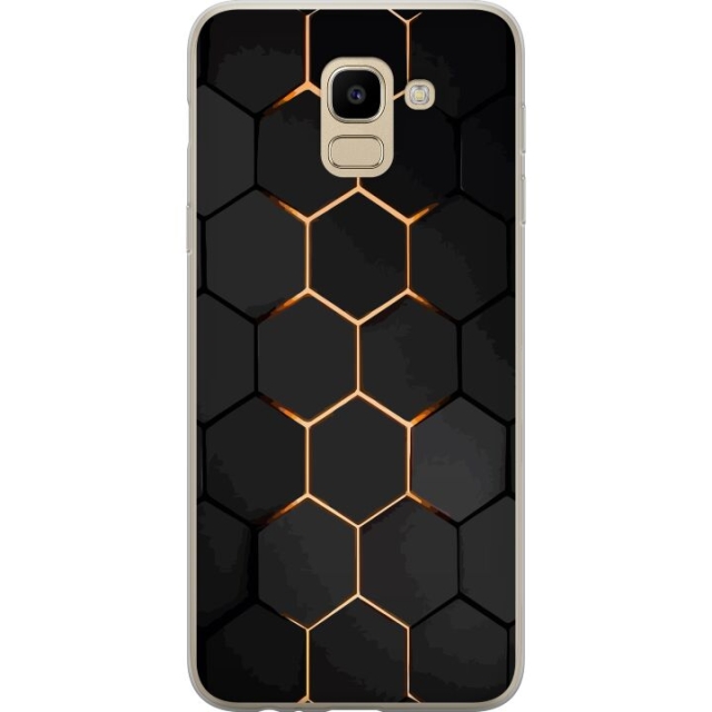 Mobilskal till Samsung Galaxy J6 med Lyxigt Mönster motiv