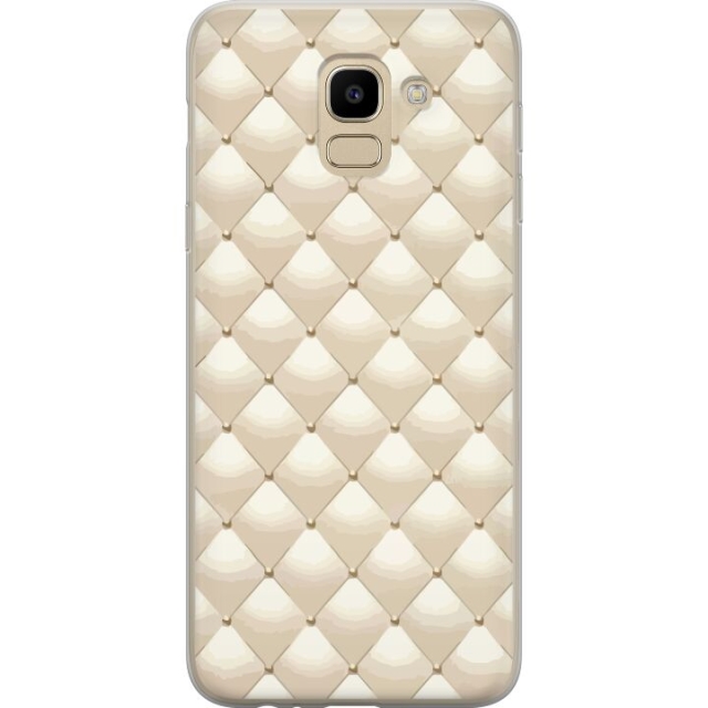 Mobilskal till Samsung Galaxy J6 med Guldglans motiv