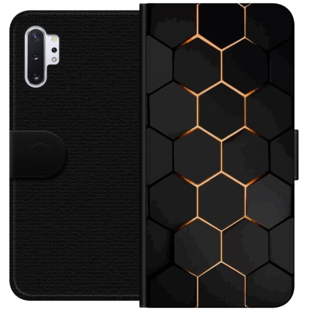 Plånboksfodral till Samsung Galaxy Note10+ med Lyxigt Mönster motiv