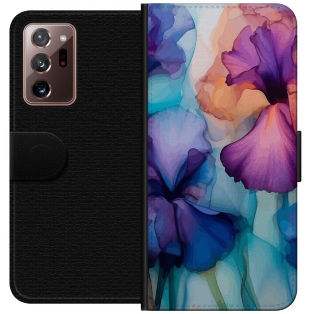 Plånboksfodral till Samsung Galaxy Note20 Ultra med Magiska blommor motiv