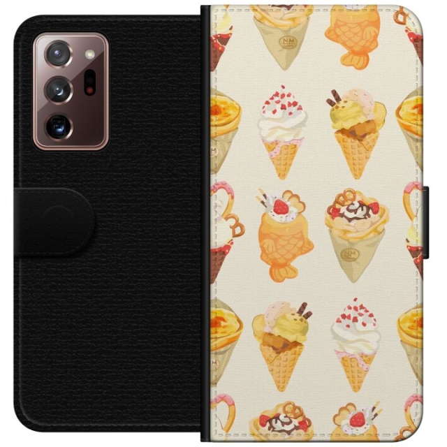 Plånboksfodral till Samsung Galaxy Note20 Ultra med Glassigt motiv