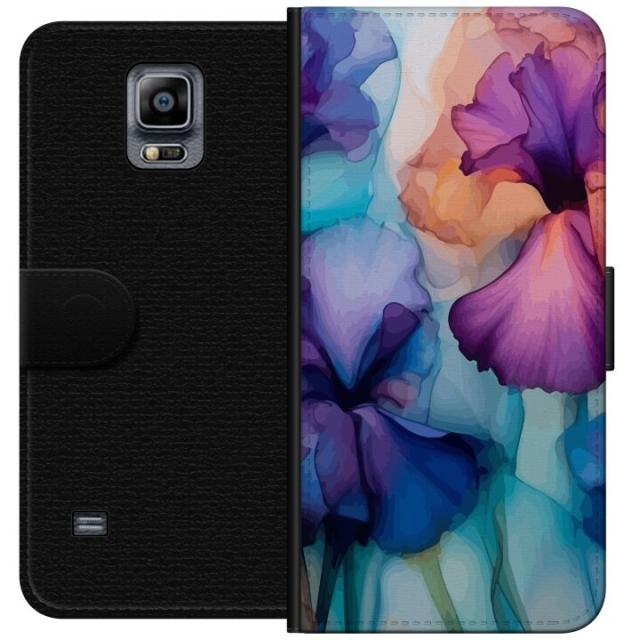 Plånboksfodral till Samsung Galaxy Note 4 med Magiska blommor motiv