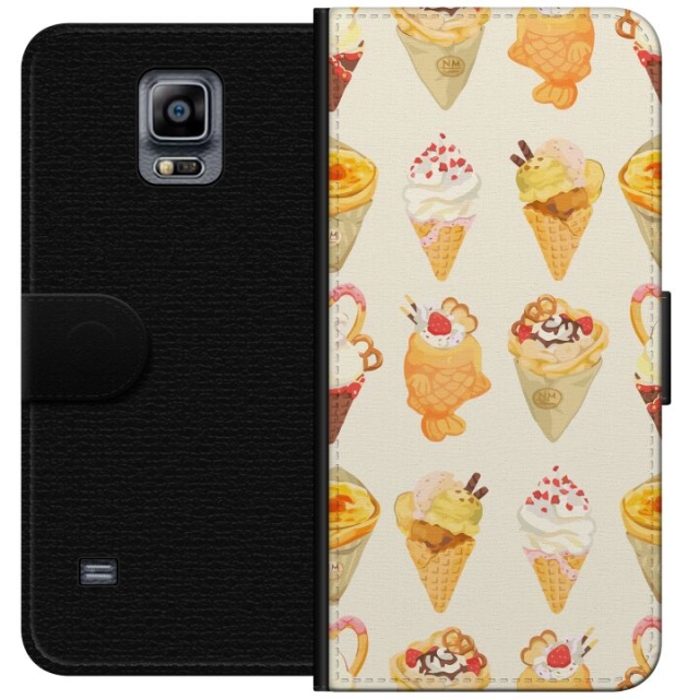 Plånboksfodral till Samsung Galaxy Note 4 med Glassigt motiv