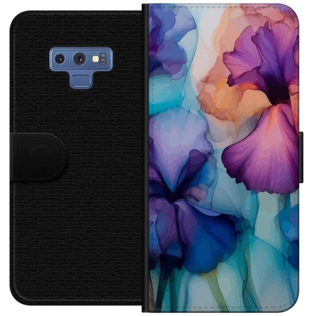 Plånboksfodral till Samsung Galaxy Note9 med Magiska blommor motiv