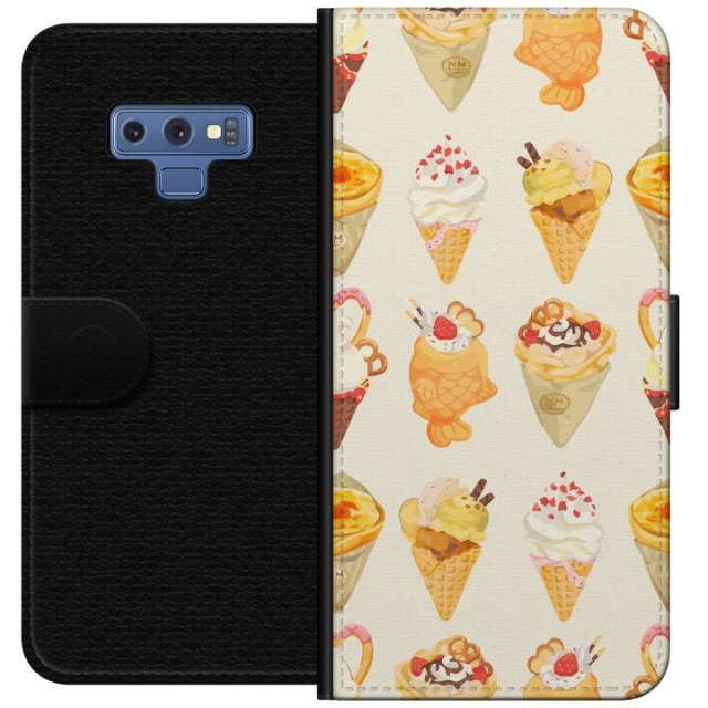 Plånboksfodral till Samsung Galaxy Note9 med Glassigt motiv