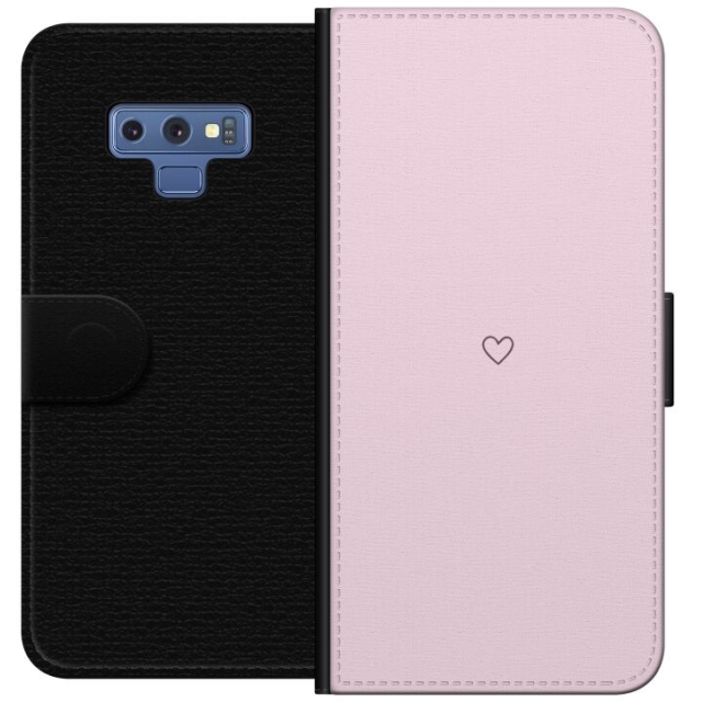 Plånboksfodral till Samsung Galaxy Note9 med Hjärta motiv