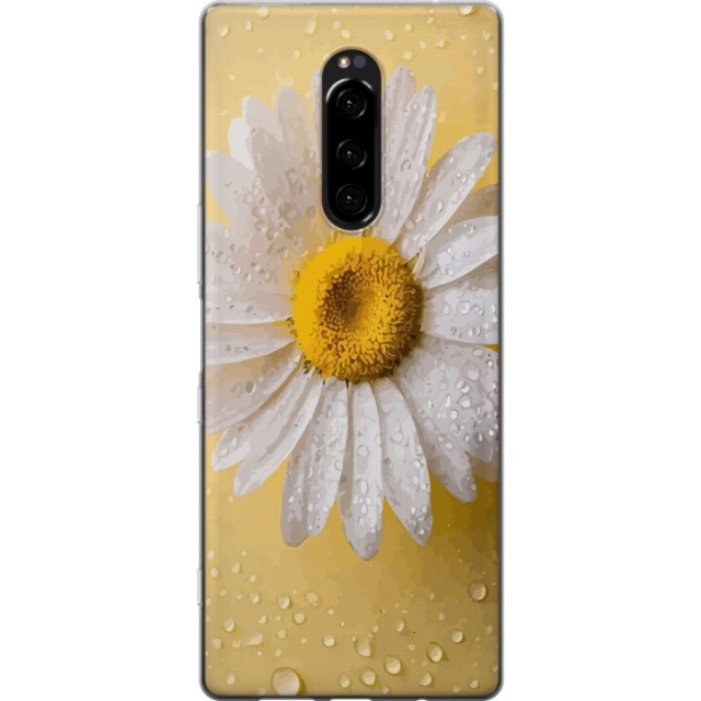Mobilskal till Sony Xperia 1 med Porslinsblomma motiv