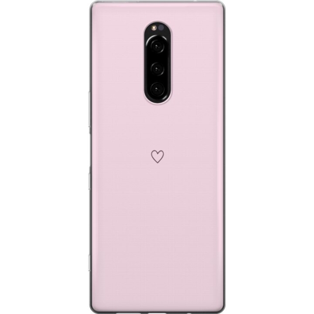 Mobilskal till Sony Xperia 1 med Hjärta motiv