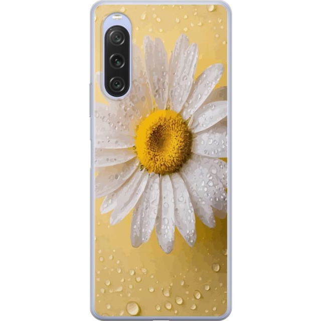 Mobilskal till Sony Xperia 10 V med Porslinsblomma motiv