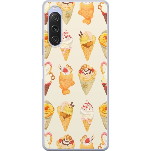 Mobilskal till Sony Xperia 10 V med Glassigt motiv