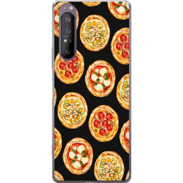 Mobilskal till Sony Xperia 1 II med Pizza motiv