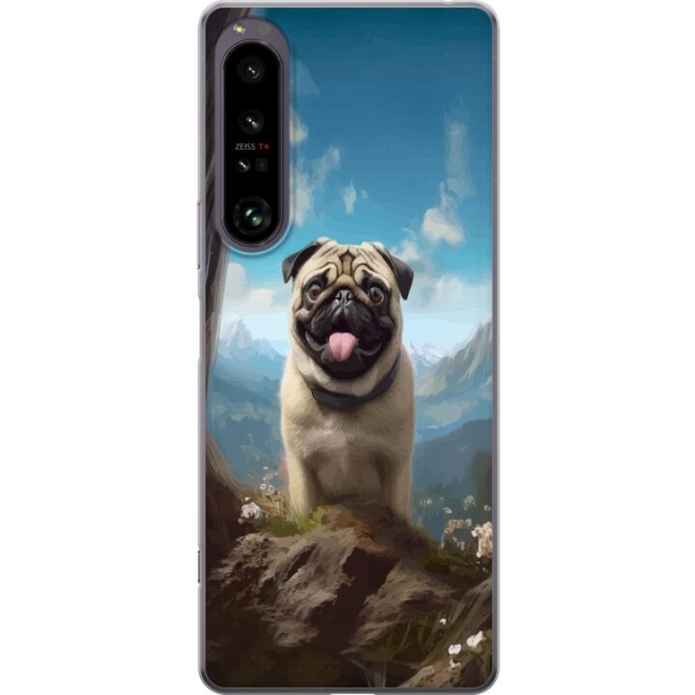 Mobilskal till Sony Xperia 1 IV med Glad Hund motiv