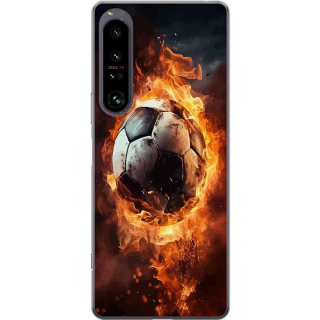 Mobilskal till Sony Xperia 1 IV med Fotboll motiv