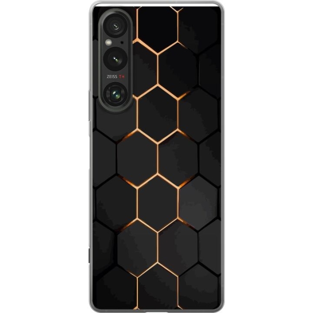 Mobilskal till Sony Xperia 1 V med Lyxigt Mönster motiv