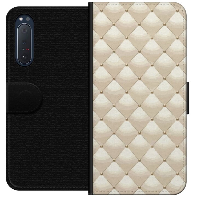 Plånboksfodral till Sony Xperia 5 II med Guldglans motiv