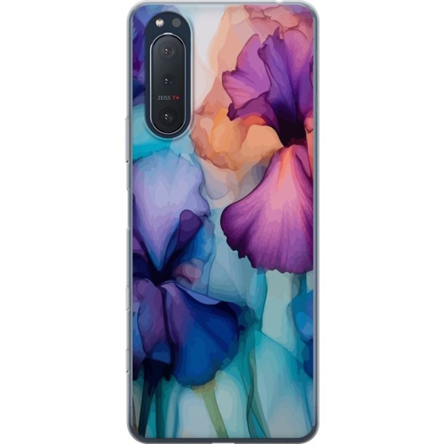 Mobilskal till Sony Xperia 5 II med Magiska blommor motiv