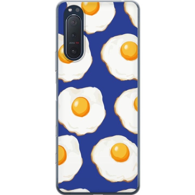 Mobilskal till Sony Xperia 5 II med Stekta ägg motiv