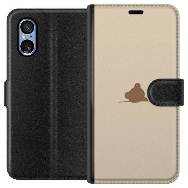 Plånboksfodral till Sony Xperia 5 V med Nalle motiv