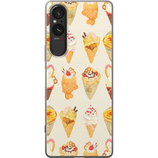 Mobilskal till Sony Xperia 5 V med Glassigt motiv