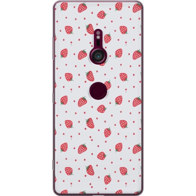 Mobilskal till Sony Xperia XZ3 med Jordgubbar motiv