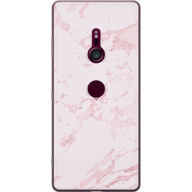 Mobilskal till Sony Xperia XZ3 med Rosa Hjärta motiv