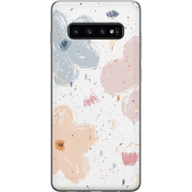 Mobilskal till Samsung Galaxy S10 med Blommor motiv