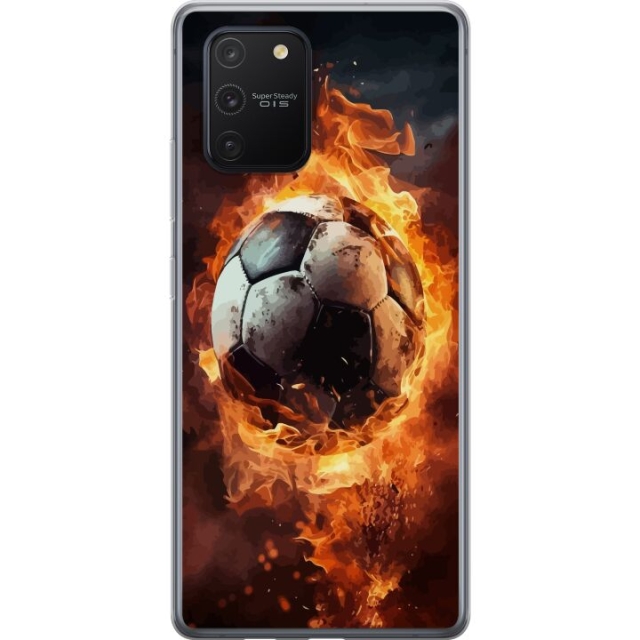 Mobilskal till Samsung Galaxy S10 Lite med Fotboll motiv