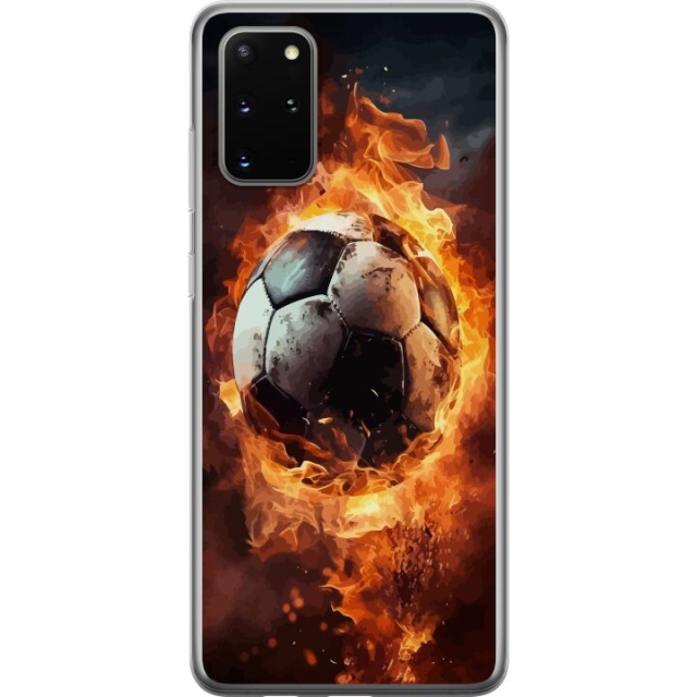 Mobilskal till Samsung Galaxy S20+ med Fotboll motiv