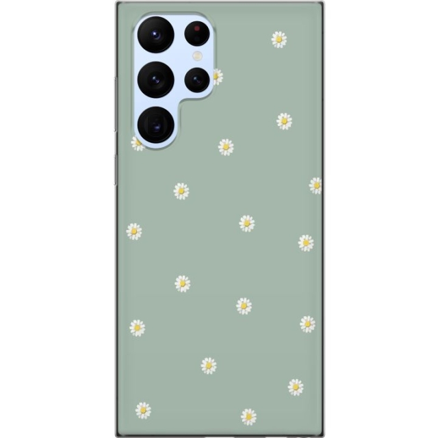 Mobilskal till Samsung Galaxy S22 Ultra 5G med Prästkragar motiv