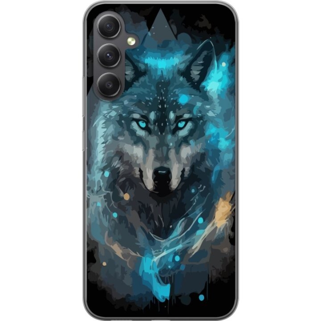 Mobilskal till Samsung Galaxy S23 FE med Varg motiv