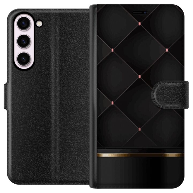 Plånboksfodral till Samsung Galaxy S23+ med Lyxig linje motiv