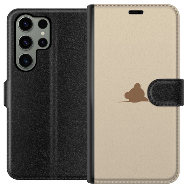 Plånboksfodral till Samsung Galaxy S23 Ultra med Nalle motiv