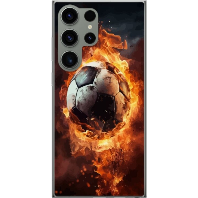 Mobilskal till Samsung Galaxy S23 Ultra med Fotboll motiv