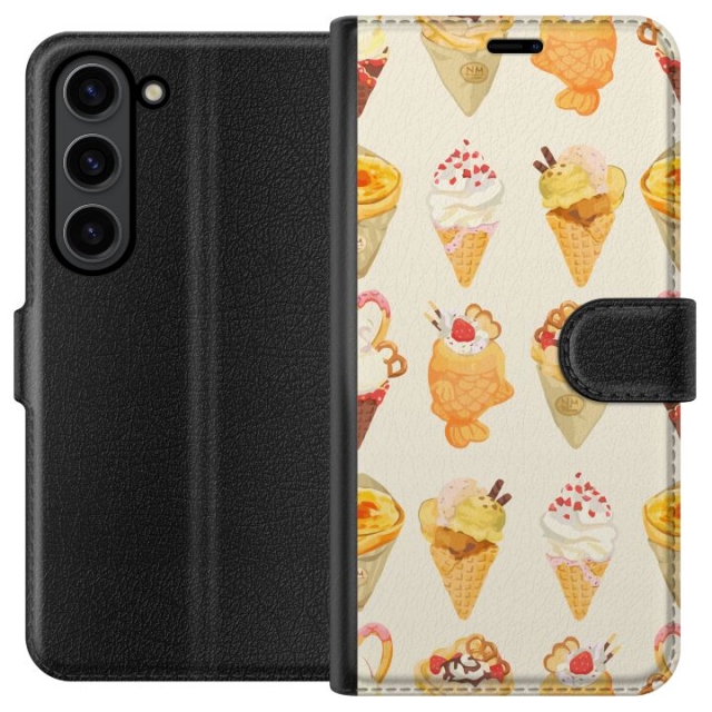Plånboksfodral till Samsung Galaxy S24+ med Glassigt motiv