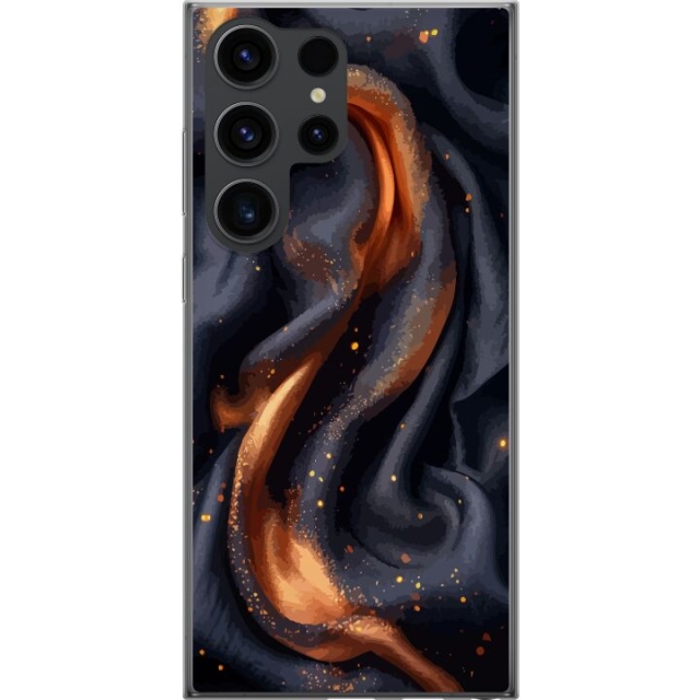Mobilskal till Samsung Galaxy S24 Ultra med Eldigt silke motiv