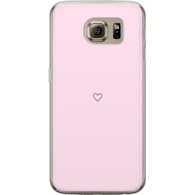 Mobilskal till Samsung Galaxy S6 med Hjärta motiv