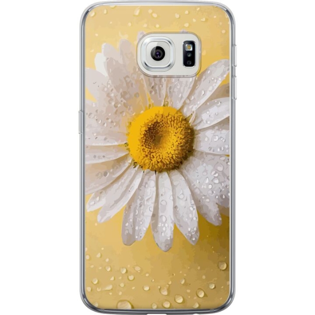 Mobilskal till Samsung Galaxy S6 edge med Porslinsblomma motiv