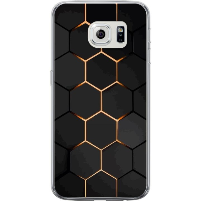 Mobilskal till Samsung Galaxy S6 edge med Lyxigt Mönster motiv