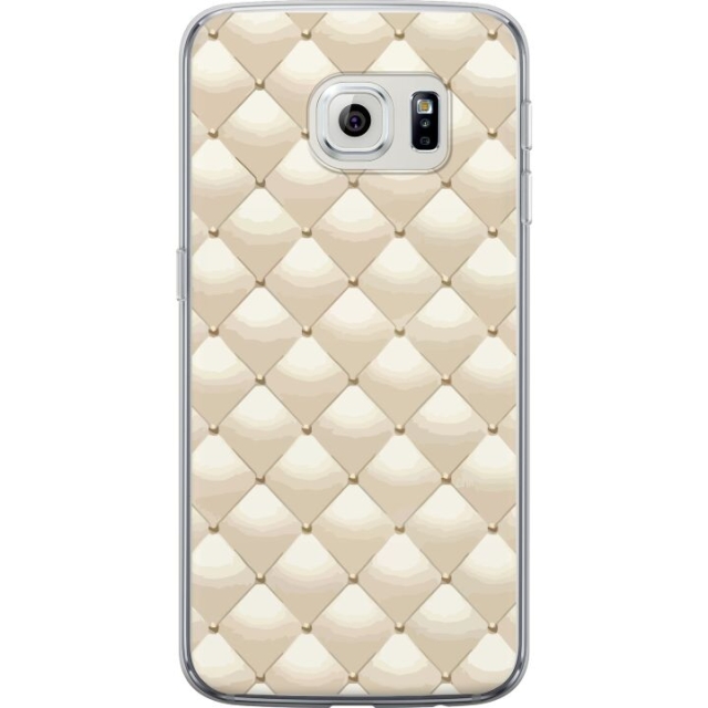Mobilskal till Samsung Galaxy S6 edge med Guldglans motiv