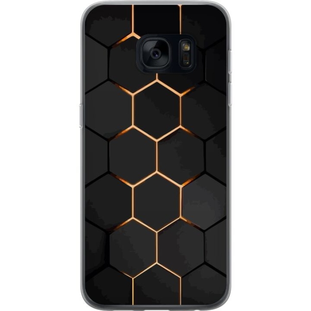 Mobilskal till Samsung Galaxy S7 med Lyxigt Mönster motiv