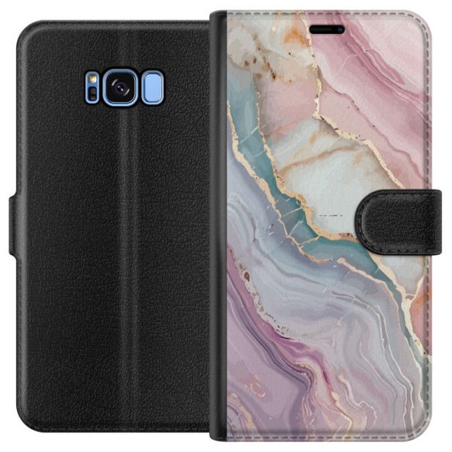 Plånboksfodral till Samsung Galaxy S8 med Marmor motiv