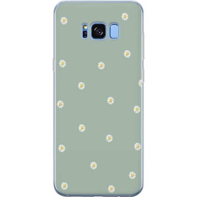 Mobilskal till Samsung Galaxy S8 med Prästkragar motiv