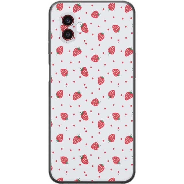 Mobilskal till Samsung Galaxy Xcover6 Pro med Jordgubbar motiv