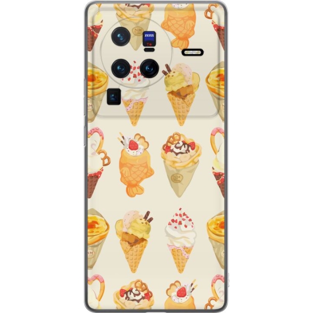 Mobilskal till vivo X80 Pro med Glassigt motiv