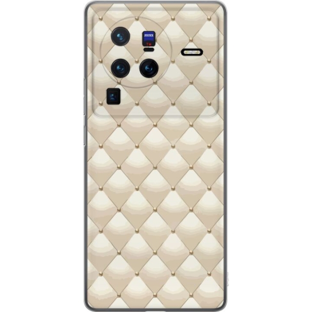 Mobilskal till vivo X80 Pro med Guldglans motiv