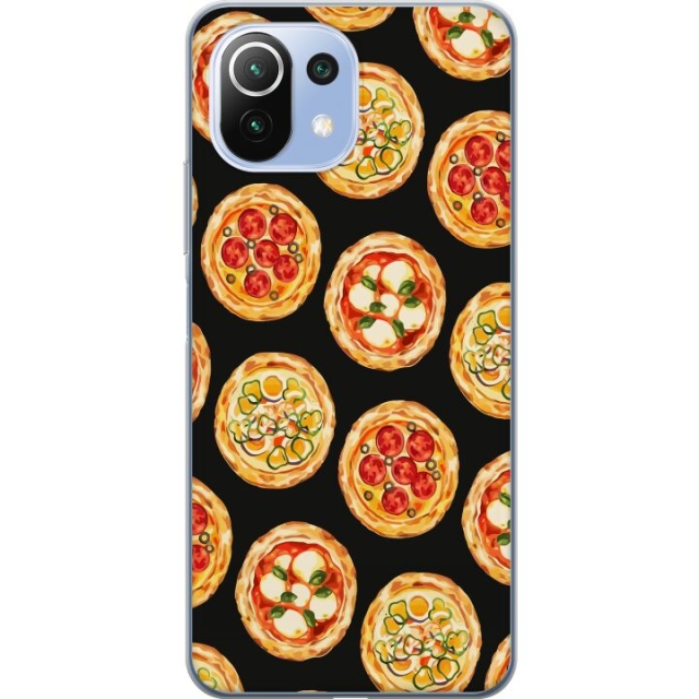 Mobilskal till Xiaomi 11 Lite 5G NE med Pizza motiv