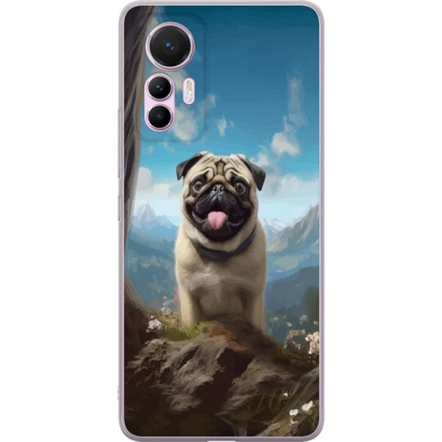 Mobilskal till Xiaomi 12 Lite med Glad Hund motiv