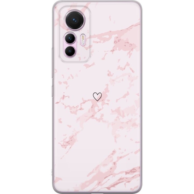 Mobilskal till Xiaomi 12 Lite med Rosa Hjärta motiv