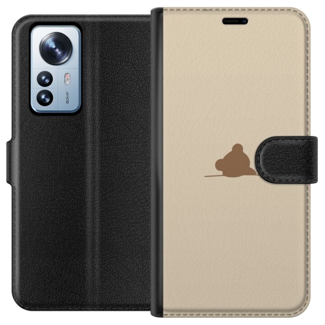 Plånboksfodral till Xiaomi 12 Pro med Nalle motiv
