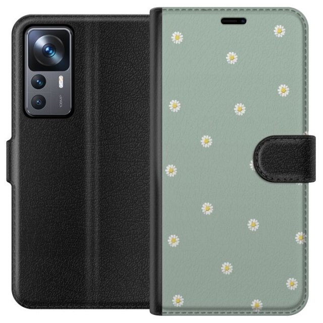 Plånboksfodral till Xiaomi 12T med Prästkragar motiv